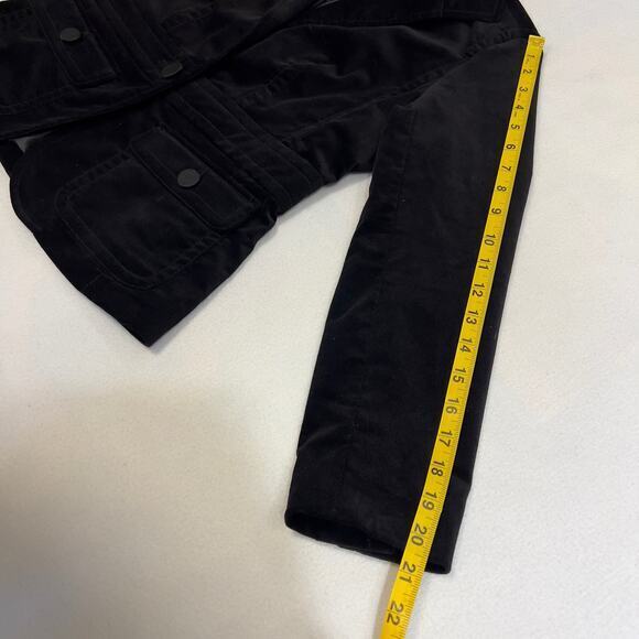Talbots Women's Petite Black Velvet Lined Pockets Blazer Jacket Size 2P‎ - Picture 12 of 12